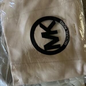 Michael Kors Cream Leather Tote